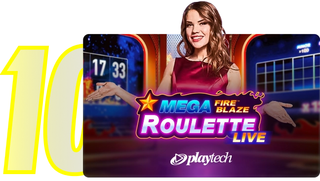 Mega Fire Blaze Roulette Live