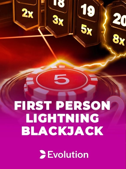 First Person Lightning Blackjack